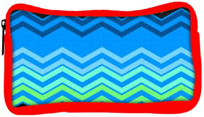 

Snoogg Eco Friendly Canvas Blue Shades Pattern 2574 Student Pen Pencil Case Coin Purse Pouch Cosmetic Makeup Bag (RED) Pouch(Multicolor)