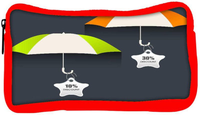 

Snoogg Eco Friendly Canvas Abstract Rainy Season Background Student Pen Pencil Case Coin Purse Pouch Cosmetic Makeup Bag (RED) Pouch(Multicolor)