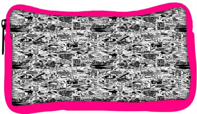 

Snoogg Eco Friendly Canvas Life Cycle Uno Student Pen Pencil Case Coin Purse Pouch Cosmetic Makeup Bag (PINK) Pouch(Multicolor)
