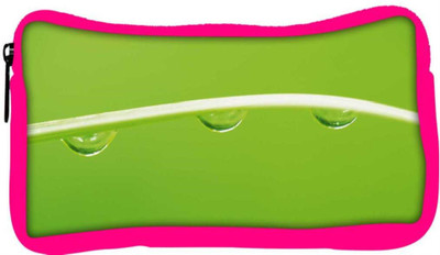 

Snoogg Eco Friendly Canvas Dew Drops Designer Student Pen Pencil Case Coin Purse Pouch Cosmetic Makeup Bag (PINK) Pouch(Multicolor)