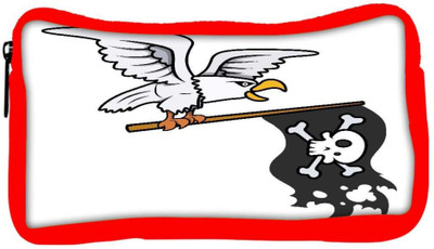 

Snoogg Eco Friendly Canvas Eagle Holding Pirate Flag Vector Cartoon Illustration Student Pen Pencil Case Coin Purse Pouch Cosmetic Makeup Bag (RED) Pouch(Multicolor)