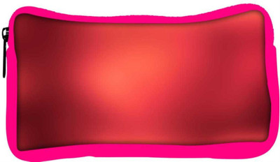 

Snoogg Eco Friendly Canvas Lite Red Background Design Designer Student Pen Pencil Case Coin Purse Pouch Cosmetic Makeup Bag (PINK) Pouch(Multicolor)