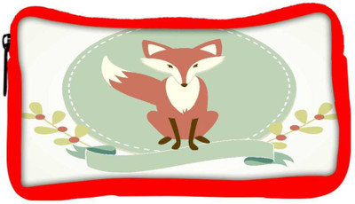 

Snoogg Eco Friendly Canvas A Fox Student Pen Pencil Case Coin Purse Pouch Cosmetic Makeup Bag (RED) Pouch(Multicolor)