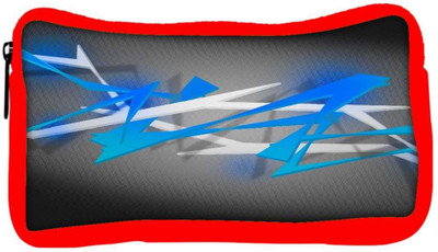

Snoogg Eco Friendly Canvas Blue Spiky Abstract Background Student Pen Pencil Case Coin Purse Pouch Cosmetic Makeup Bag (RED) Pouch(Multicolor)