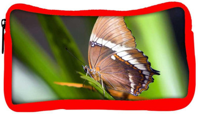 

Snoogg Eco Friendly Canvas Light Brown Butterfly Designer Student Pen Pencil Case Coin Purse Pouch Cosmetic Makeup Bag (RED) Pouch(Multicolor)