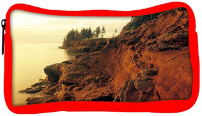 

Snoogg Eco Friendly Canvas Mountain Rocks Designer Student Pen Pencil Case Coin Purse Pouch Cosmetic Makeup Bag (RED) Pouch(Multicolor)