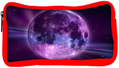 

Snoogg Eco Friendly Canvas Fantasy Moon Student Pen Pencil Case Coin Purse Pouch Cosmetic Makeup Bag (RED) Pouch(Multicolor)
