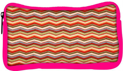 

Snoogg Eco Friendly Canvas Waves Pattern Reddish 2525 Student Pen Pencil Case Coin Purse Pouch Cosmetic Makeup Bag (PINK) Pouch(Multicolor)