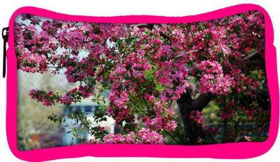 

Snoogg Eco Friendly Canvas Bunch Of Flowers Designer Student Pen Pencil Case Coin Purse Pouch Cosmetic Makeup Bag (PINK) Pouch(Multicolor)
