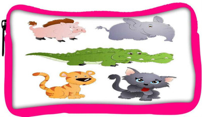 

Snoogg Eco Friendly Canvas Cute Animals Vectors Student Pen Pencil Case Coin Purse Pouch Cosmetic Makeup Bag (PINK) Pouch(Multicolor)