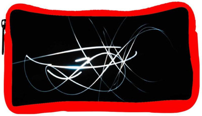 

Snoogg Eco Friendly Canvas White Lines In Black Designer Student Pen Pencil Case Coin Purse Pouch Cosmetic Makeup Bag (RED) Pouch(Multicolor)