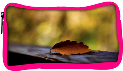 

Snoogg Eco Friendly Canvas Red Leaves With Green Leaves Designer Student Pen Pencil Case Coin Purse Pouch Cosmetic Makeup Bag (PINK) Pouch(Multicolor)