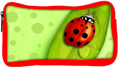 

Snoogg Eco Friendly Canvas Red Beatel Designer Student Pen Pencil Case Coin Purse Pouch Cosmetic Makeup Bag (RED) Pouch(Multicolor)