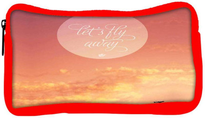 

Snoogg Eco Friendly Canvas Fly Away Abstract Quote Student Pen Pencil Case Coin Purse Pouch Cosmetic Makeup Bag (RED) Pouch(Multicolor)
