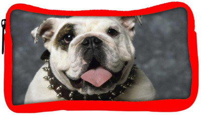 

Snoogg Eco Friendly Canvas English Bulldog Puppy Designer Student Pen Pencil Case Coin Purse Pouch Cosmetic Makeup Bag (RED) Pouch(Multicolor)