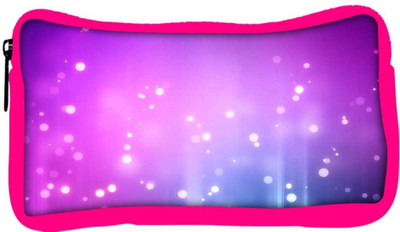 

Snoogg Eco Friendly Canvas Colorful Dots Designer Student Pen Pencil Case Coin Purse Pouch Cosmetic Makeup Bag (PINK) Pouch(Multicolor)
