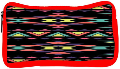 

Snoogg Eco Friendly Canvas Aztec Dark Digital Student Pen Pencil Case Coin Purse Pouch Cosmetic Makeup Bag (RED) Pouch(Multicolor)