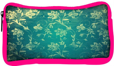 

Snoogg Eco Friendly Canvas Grunge Flower Teal Student Pen Pencil Case Coin Purse Pouch Cosmetic Makeup Bag (PINK) Pouch(Multicolor)