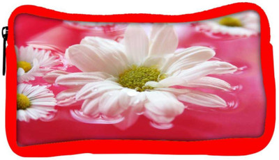 

Snoogg Eco Friendly Canvas Beautiful Flower In Nature Background Student Pen Pencil Case Coin Purse Pouch Cosmetic Makeup Bag (RED) Pouch(Multicolor)