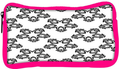 

Snoogg Eco Friendly Canvas Grey Designed Pattern Designer Student Pen Pencil Case Coin Purse Pouch Cosmetic Makeup Bag (PINK) Pouch(Multicolor)