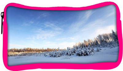 

Snoogg Eco Friendly Canvas Sunlight And Snow Designer Student Pen Pencil Case Coin Purse Pouch Cosmetic Makeup Bag (PINK) Pouch(Multicolor)