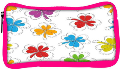 

Snoogg Eco Friendly Canvas Abstract Summer Background Student Pen Pencil Case Coin Purse Pouch Cosmetic Makeup Bag (PINK) Pouch(Multicolor)