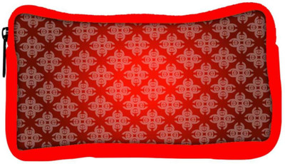 

Snoogg Eco Friendly Canvas Mixed Color Spots Designer Student Pen Pencil Case Coin Purse Pouch Cosmetic Makeup Bag (RED) Pouch(Multicolor)