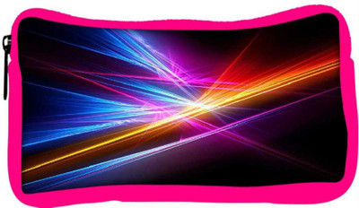 

Snoogg Eco Friendly Canvas Colortful Lighter Designer Student Pen Pencil Case Coin Purse Pouch Cosmetic Makeup Bag (PINK) Pouch(Multicolor)