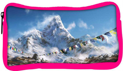 

Snoogg Eco Friendly Canvas Everest Climb Student Pen Pencil Case Coin Purse Pouch Cosmetic Makeup Bag (PINK) Pouch(Multicolor)