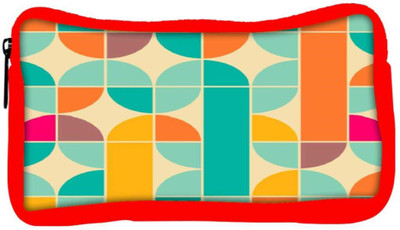 

Snoogg Eco Friendly Canvas Abstract Pattern Blue And Yellow Student Pen Pencil Case Coin Purse Pouch Cosmetic Makeup Bag (RED) Pouch(Multicolor)