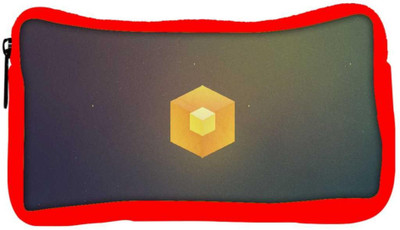 

Snoogg Eco Friendly Canvas Cube Minimalistic Designer Student Pen Pencil Case Coin Purse Pouch Cosmetic Makeup Bag (RED) Pouch(Multicolor)