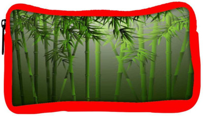 

Snoogg Eco Friendly Canvas Bamboo Student Pen Pencil Case Coin Purse Pouch Cosmetic Makeup Bag (RED) Pouch(Multicolor)