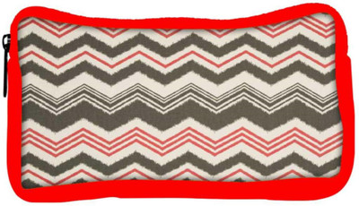 

Snoogg Eco Friendly Canvas Grey Pink Waves 2499 Student Pen Pencil Case Coin Purse Pouch Cosmetic Makeup Bag (RED) Pouch(Multicolor)
