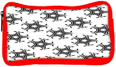 

Snoogg Eco Friendly Canvas Leafy Pattern Designer Student Pen Pencil Case Coin Purse Pouch Cosmetic Makeup Bag (RED) Pouch(Multicolor)