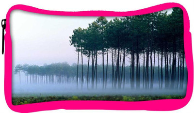 

Snoogg Eco Friendly Canvas Smog And Trees Designer Student Pen Pencil Case Coin Purse Pouch Cosmetic Makeup Bag (PINK) Pouch(Multicolor)