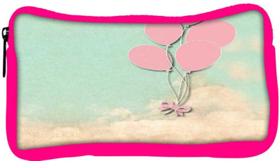 

Snoogg Eco Friendly Canvas Balloning Student Pen Pencil Case Coin Purse Pouch Cosmetic Makeup Bag (PINK) Pouch(Multicolor)