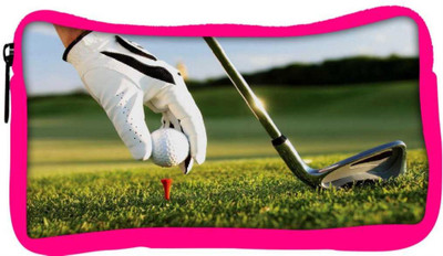 

Snoogg Eco Friendly Canvas Golf Designer Student Pen Pencil Case Coin Purse Pouch Cosmetic Makeup Bag (PINK) Pouch(Multicolor)