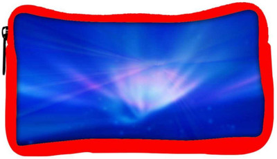 

Snoogg Eco Friendly Canvas Blue In Abstract Wide Designer Student Pen Pencil Case Coin Purse Pouch Cosmetic Makeup Bag (RED) Pouch(Multicolor)