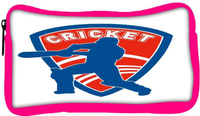 

Snoogg Eco Friendly Canvas Cricket Logo Student Pen Pencil Case Coin Purse Pouch Cosmetic Makeup Bag (PINK) Pouch(Multicolor)