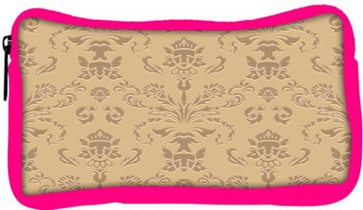 

Snoogg Eco Friendly Canvas Silver Pattern Designer Student Pen Pencil Case Coin Purse Pouch Cosmetic Makeup Bag (PINK) Pouch(Multicolor)