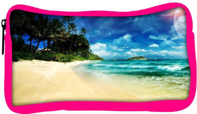

Snoogg Eco Friendly Canvas Perfect Vacation Spot Designer Student Pen Pencil Case Coin Purse Pouch Cosmetic Makeup Bag (PINK) Pouch(Multicolor)