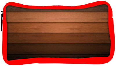 

Snoogg Eco Friendly Canvas Multicolor Wood Design Designer Student Pen Pencil Case Coin Purse Pouch Cosmetic Makeup Bag (RED) Pouch(Multicolor)