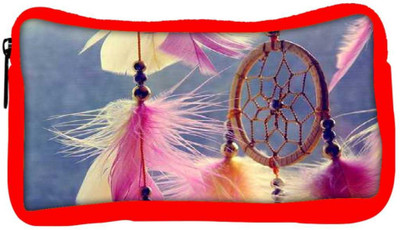 

Snoogg Eco Friendly Canvas Dream Catcher Real Student Pen Pencil Case Coin Purse Pouch Cosmetic Makeup Bag (RED) Pouch(Multicolor)