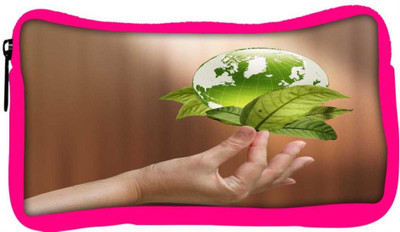 

Snoogg Eco Friendly Canvas Female Hand Holding Green Earth With A Growing Plant Student Pen Pencil Case Coin Purse Pouch Cosmetic Makeup Bag (PINK) Pouch(Multicolor)