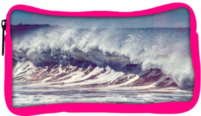 

Snoogg Eco Friendly Canvas Ocean Scream Designer Student Pen Pencil Case Coin Purse Pouch Cosmetic Makeup Bag (PINK) Pouch(Multicolor)