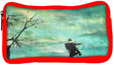 

Snoogg Eco Friendly Canvas Scare Crow Designer Student Pen Pencil Case Coin Purse Pouch Cosmetic Makeup Bag (RED) Pouch(Multicolor)