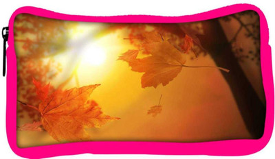 

Snoogg Eco Friendly Canvas Orange Autumn Designer Student Pen Pencil Case Coin Purse Pouch Cosmetic Makeup Bag (PINK) Pouch(Multicolor)