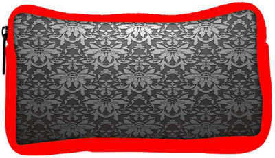

Snoogg Eco Friendly Canvas Grey Abstract Pattern Designer Student Pen Pencil Case Coin Purse Pouch Cosmetic Makeup Bag (RED) Pouch(Multicolor)