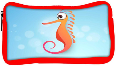 

Snoogg Eco Friendly Canvas Water Animal Cartoons With Hippocampus Sea Horse Student Pen Pencil Case Coin Purse Pouch Cosmetic Makeup Bag (RED) Pouch(Multicolor)