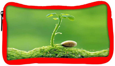 

Snoogg Eco Friendly Canvas Snail Life Student Pen Pencil Case Coin Purse Pouch Cosmetic Makeup Bag (RED) Pouch(Multicolor)